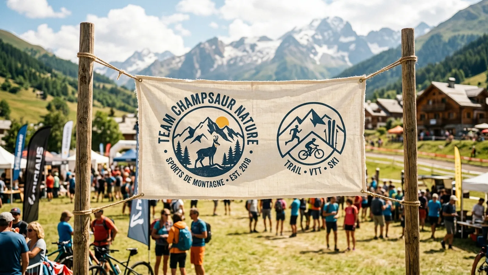 Bannière officielle TEAM CHAMPSAUR NATURE
